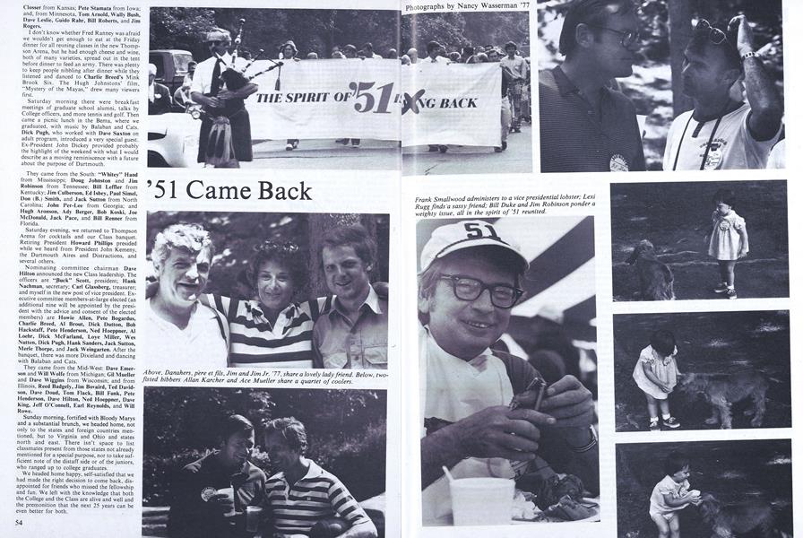 1951 Came Back