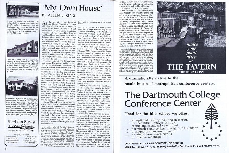 'My Own House'