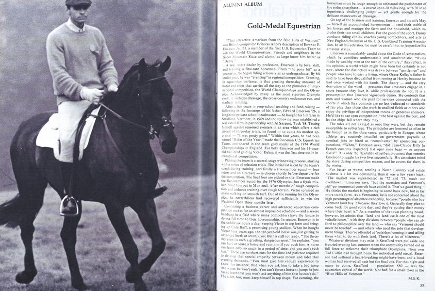 Gold-Medal Equestrian