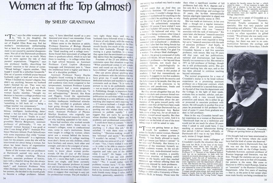 Women at the Top (almost)