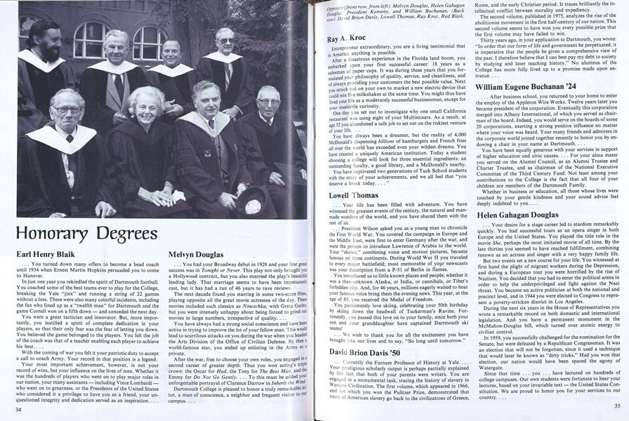 Honorary Degrees