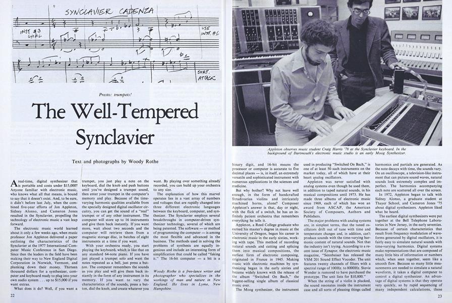 The Well-Tempered Synclavier