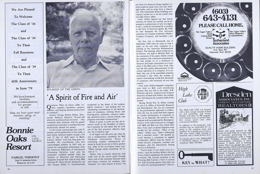 'A Spirit of Fire and Air'