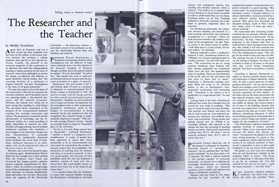 The Researcher and the Teacher