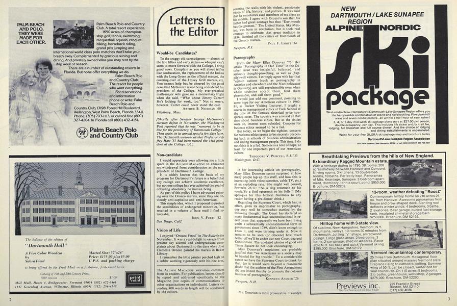 Letters to the Editor