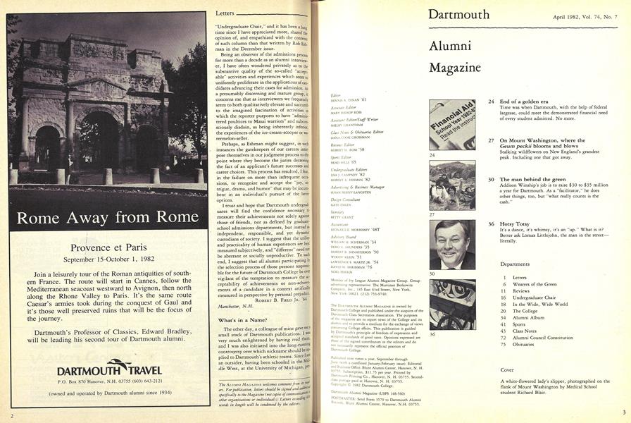 Table of Contents