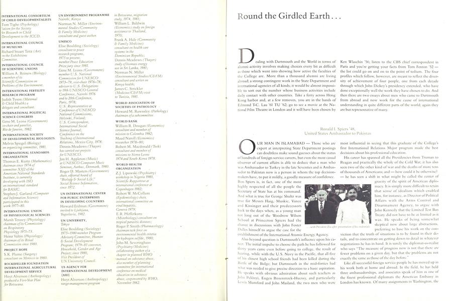 Round the Girdled Earth...