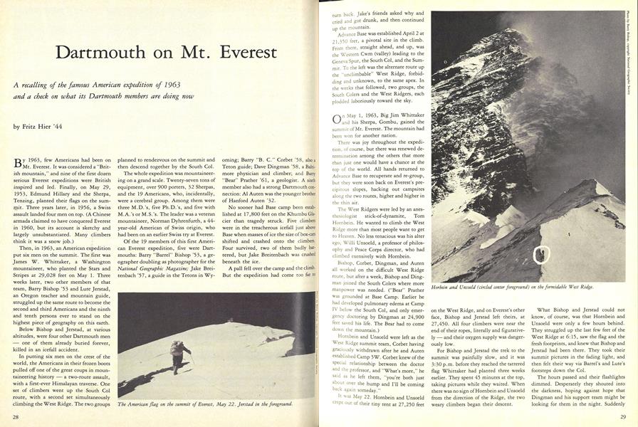 Dartmouth on Mt. Everest