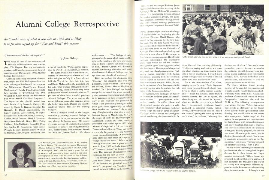 Alumni College Retrospective