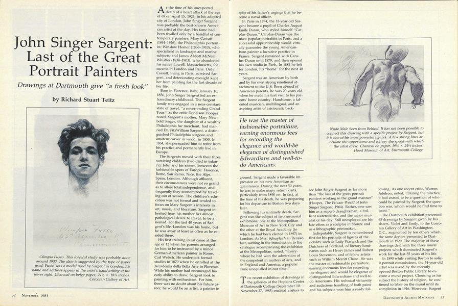 John Singer Sargent: Last of the Great Portrait Painters