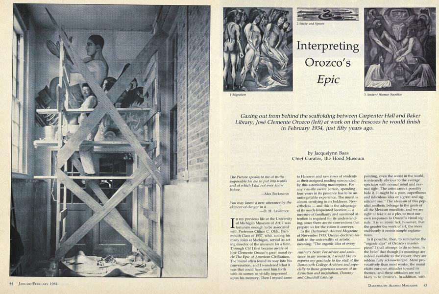 Interpreting Orozco's Epic
