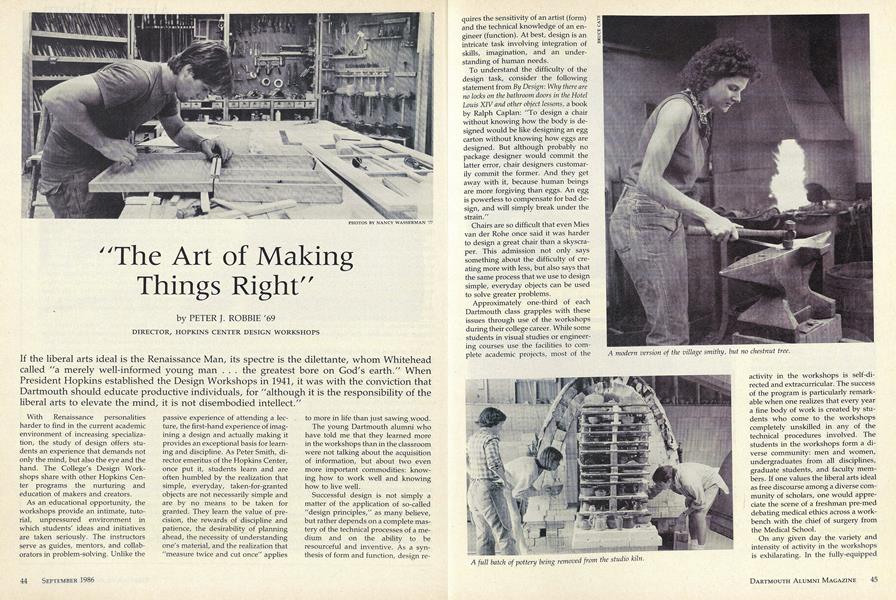 "The Art of Making Things Right"