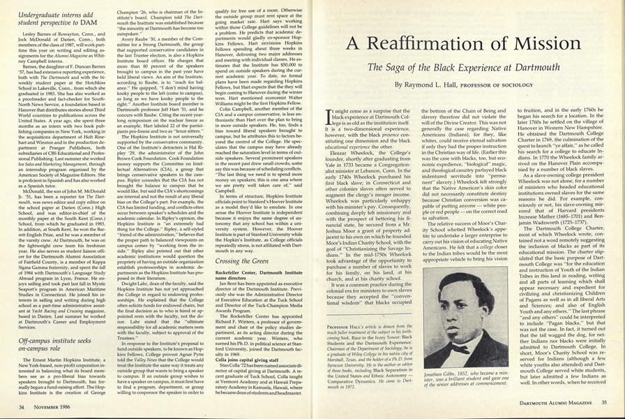 A Reaffirmation of Mission