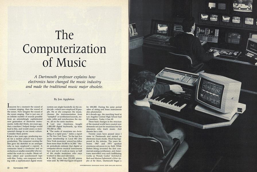 The Computerization of Music