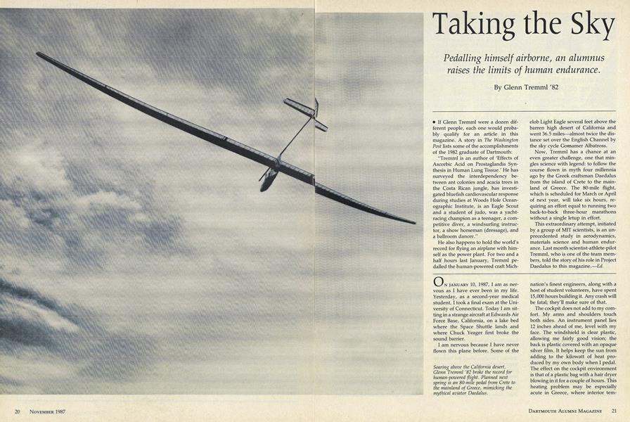 Taking the Sky