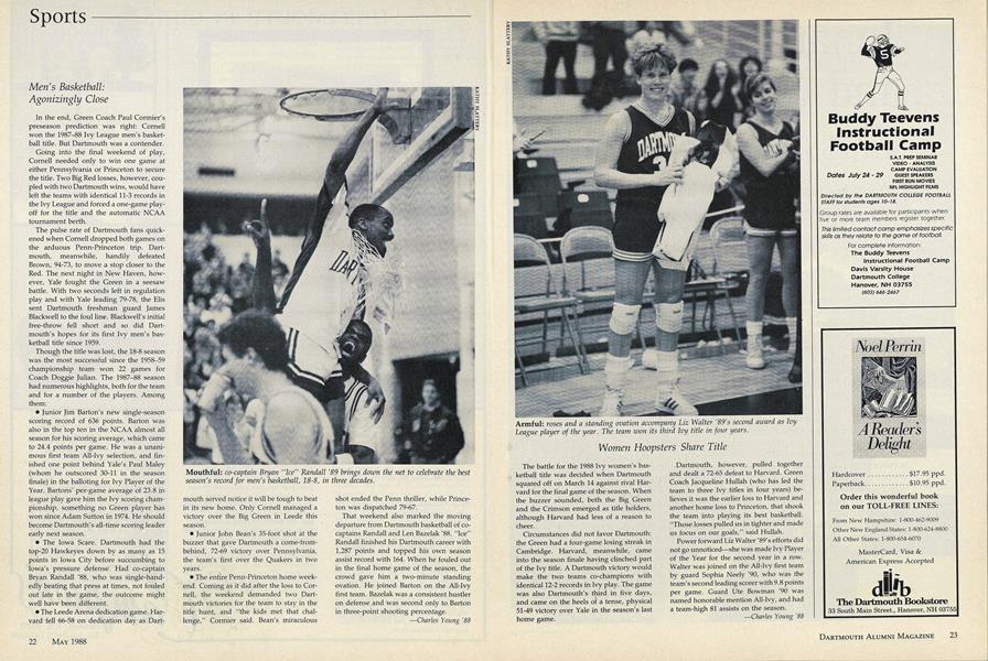 Men's Basketball: Agonizingly Close