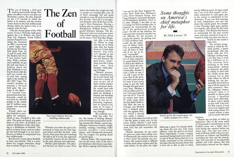 The Zen of Football