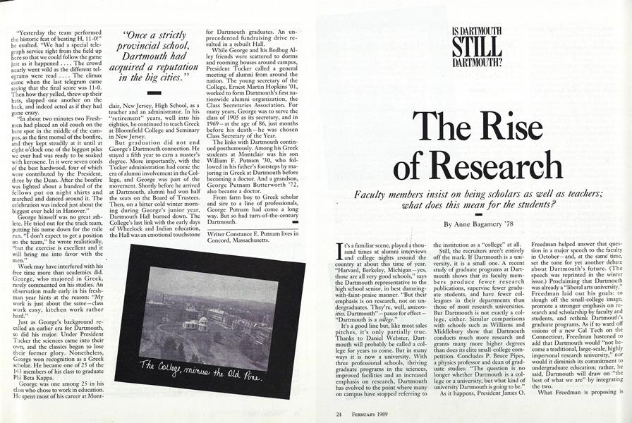The Rise of Research