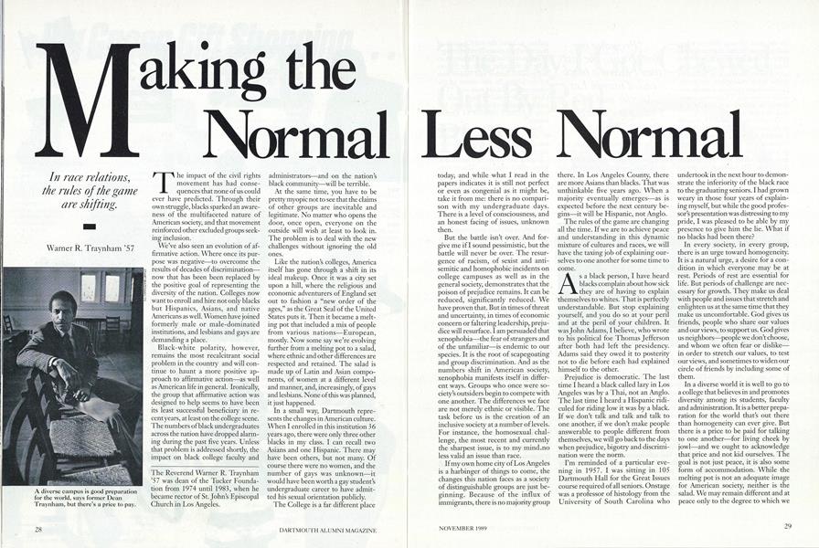 Making the Normal Less Normal