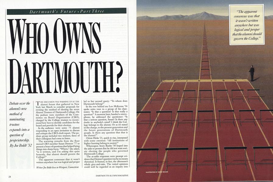 WHO OWNS DARTMOUTH?