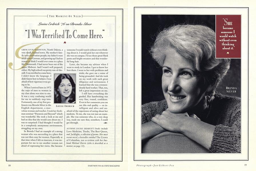 Louise Erdrich '76 on Brenda Silver