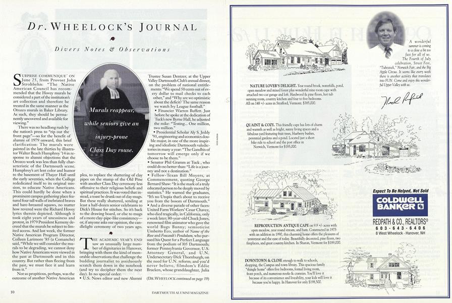Dr. Wheelock's Journal