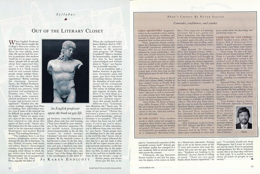 Out of the Literary Closet