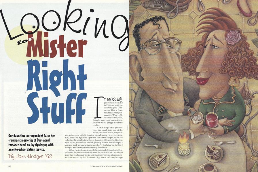 Looking for Mister Right Stuff