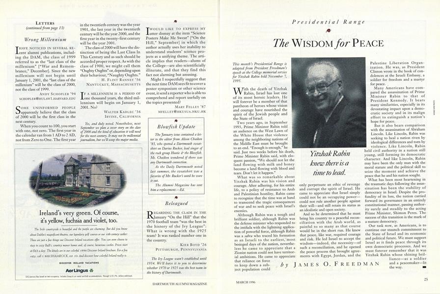 The Wisdom For Peace
