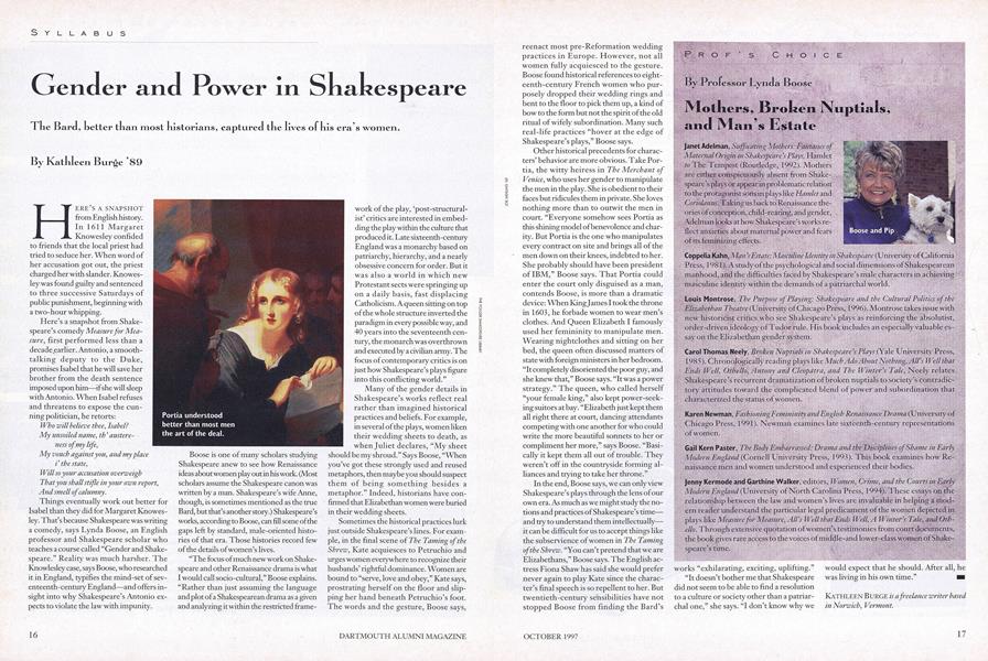 Gender and Power in Shakespeare