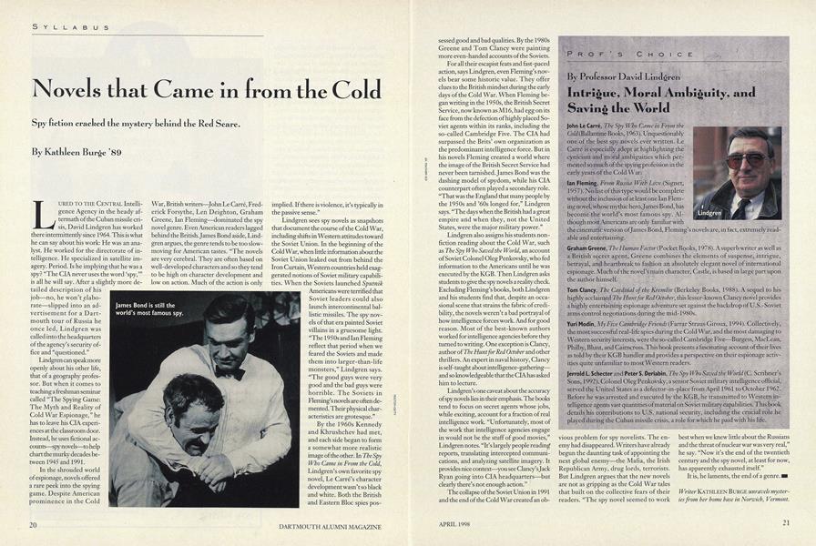 Novels that Came in from the Cold