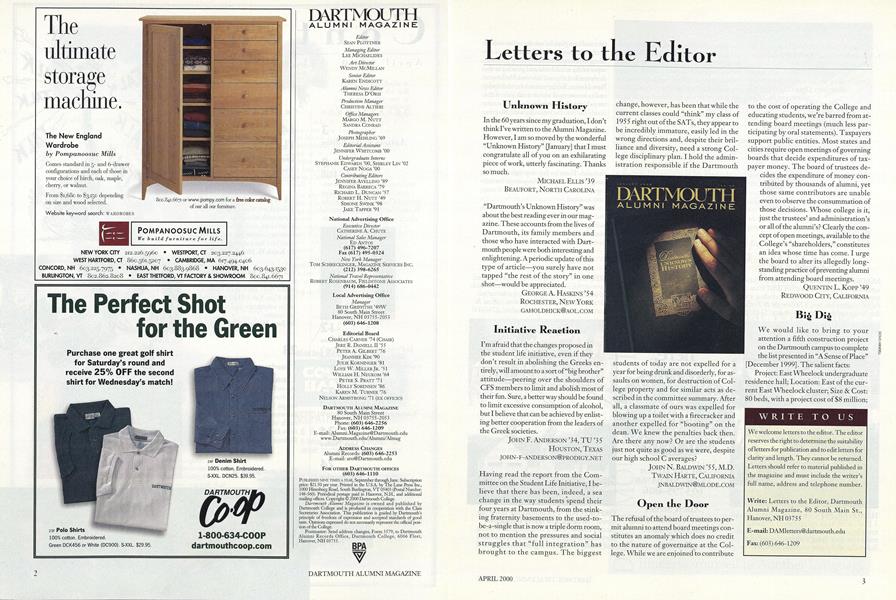 Letters to the Editor