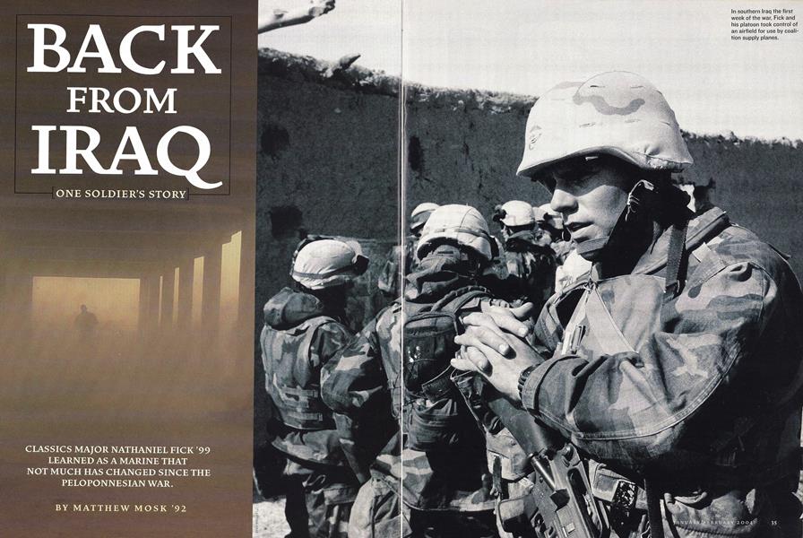 Back From Iraq