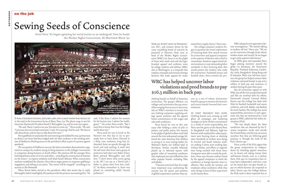 Sewing Seeds of Conscience