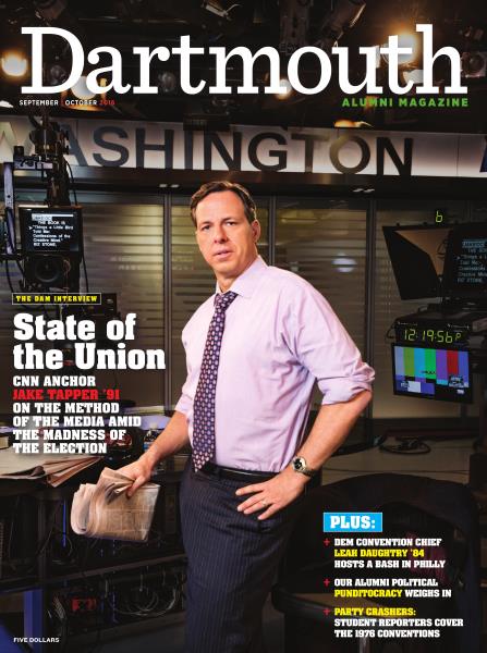 Issue: - September | October 2016 | Dartmouth Alumni Magazine