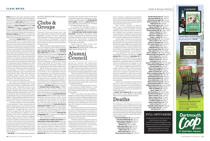 Clubs & Groups