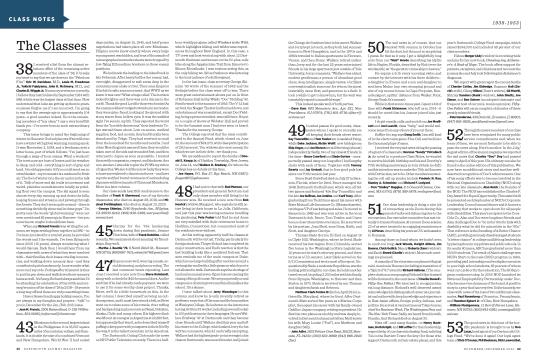 1952, Page: 49 - NOVEMBER | DECEMBER 2020 | Dartmouth Alumni Magazine