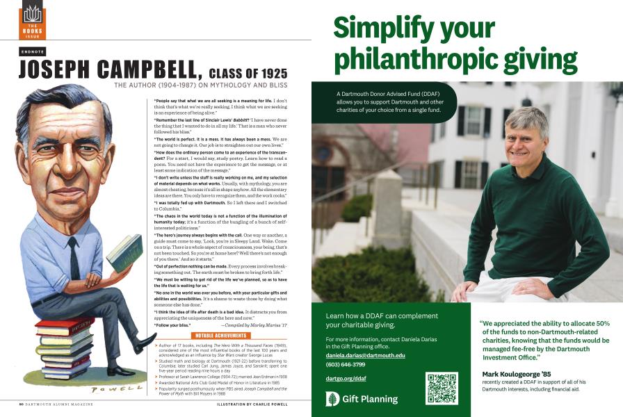 Joseph Campbell, class of 1925