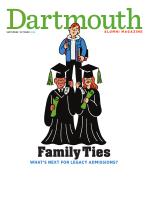 2024 - SEPTEMBER | OCTOBER | Dartmouth Alumni Magazine