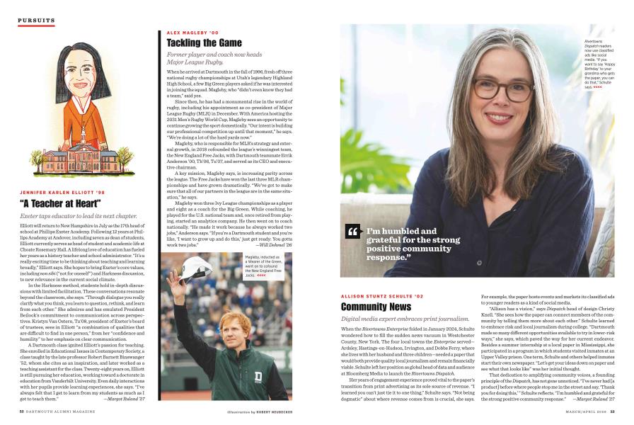 ALLISON STUNTZ SCHULTE ’02 Community News