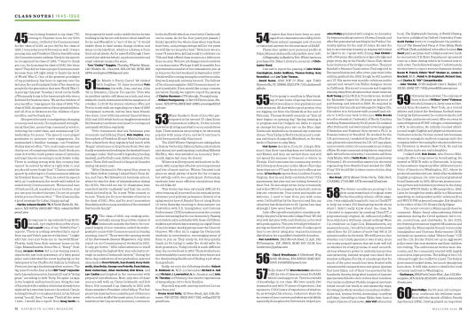 1952, Page: 72 - MAY | JUNE 2026 | Dartmouth Alumni Magazine